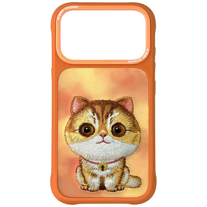 Nimmy Big Eyed Pet 2.0 Cat case for iPhone 17 Pro - orange_0