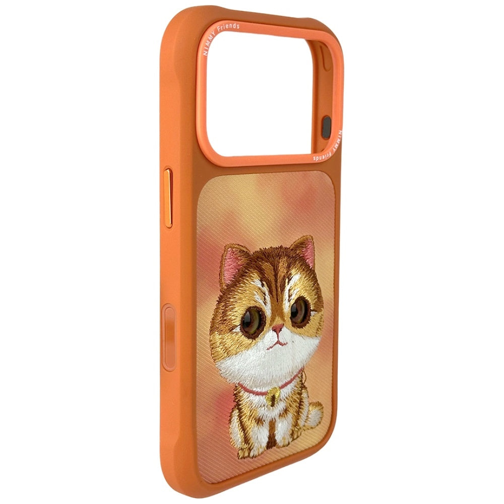 Nimmy Big Eyed Pet 2.0 Cat case for iPhone 17 Pro - orange_3