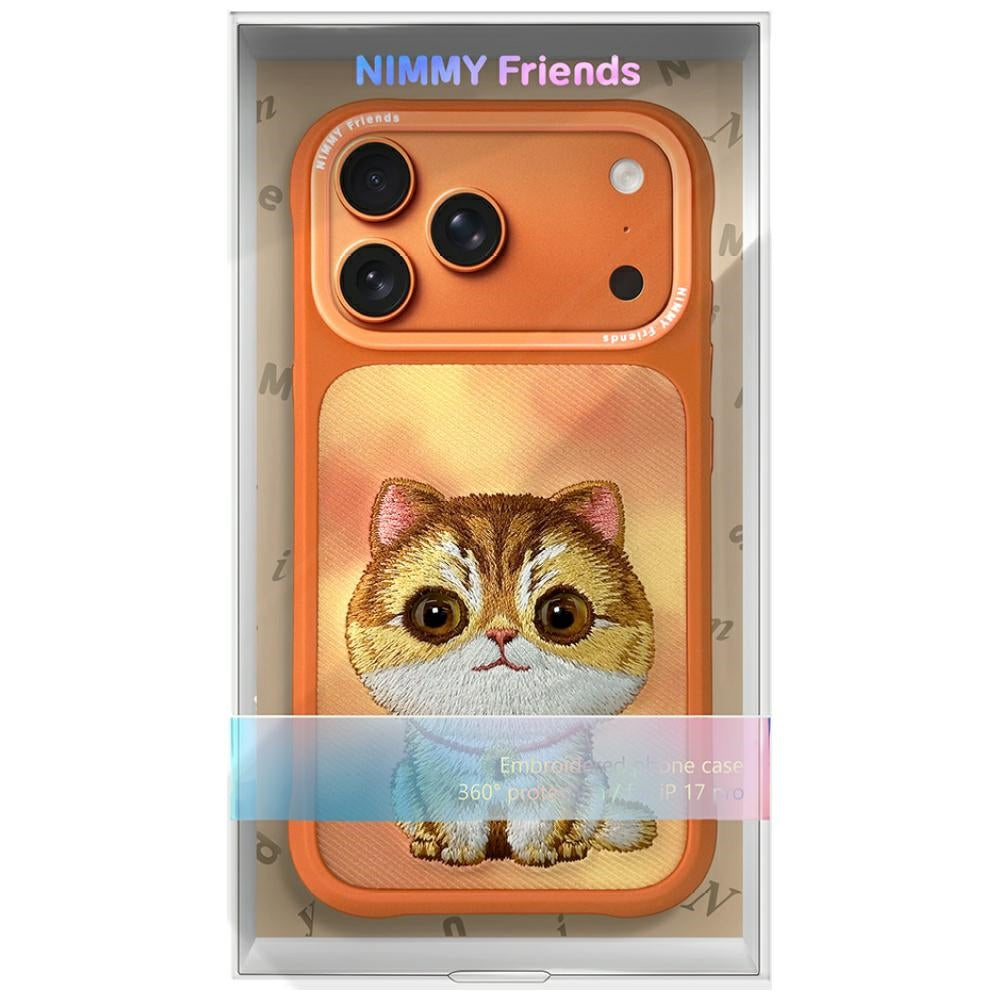 Nimmy Big Eyed Pet 2.0 Cat case for iPhone 17 Pro - orange_6