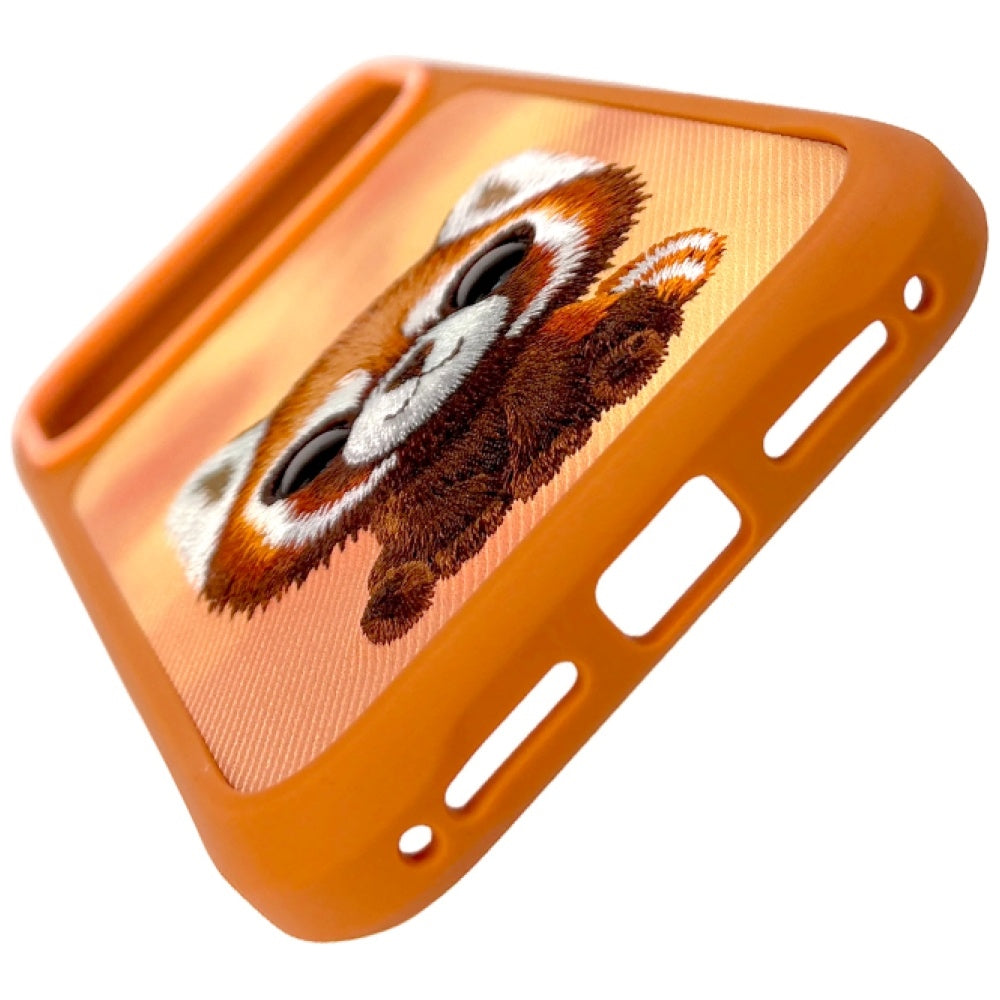 Nimmy Big Eyed Pet 2.0 Raccoon case for iPhone 17 Pro - orange_1