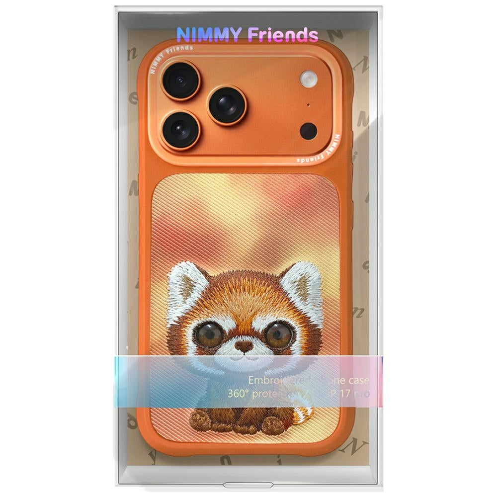 Nimmy Big Eyed Pet 2.0 Raccoon case for iPhone 17 Pro - orange_6