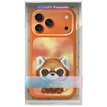 Nimmy Big Eyed Pet 2.0 Raccoon case for iPhone 17 Pro - orange_6