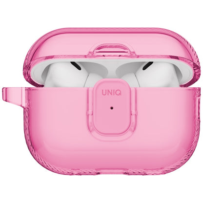 Uniq Glase Pro Case for AirPods Pro 3 Lock Case - Transparent Pink_2