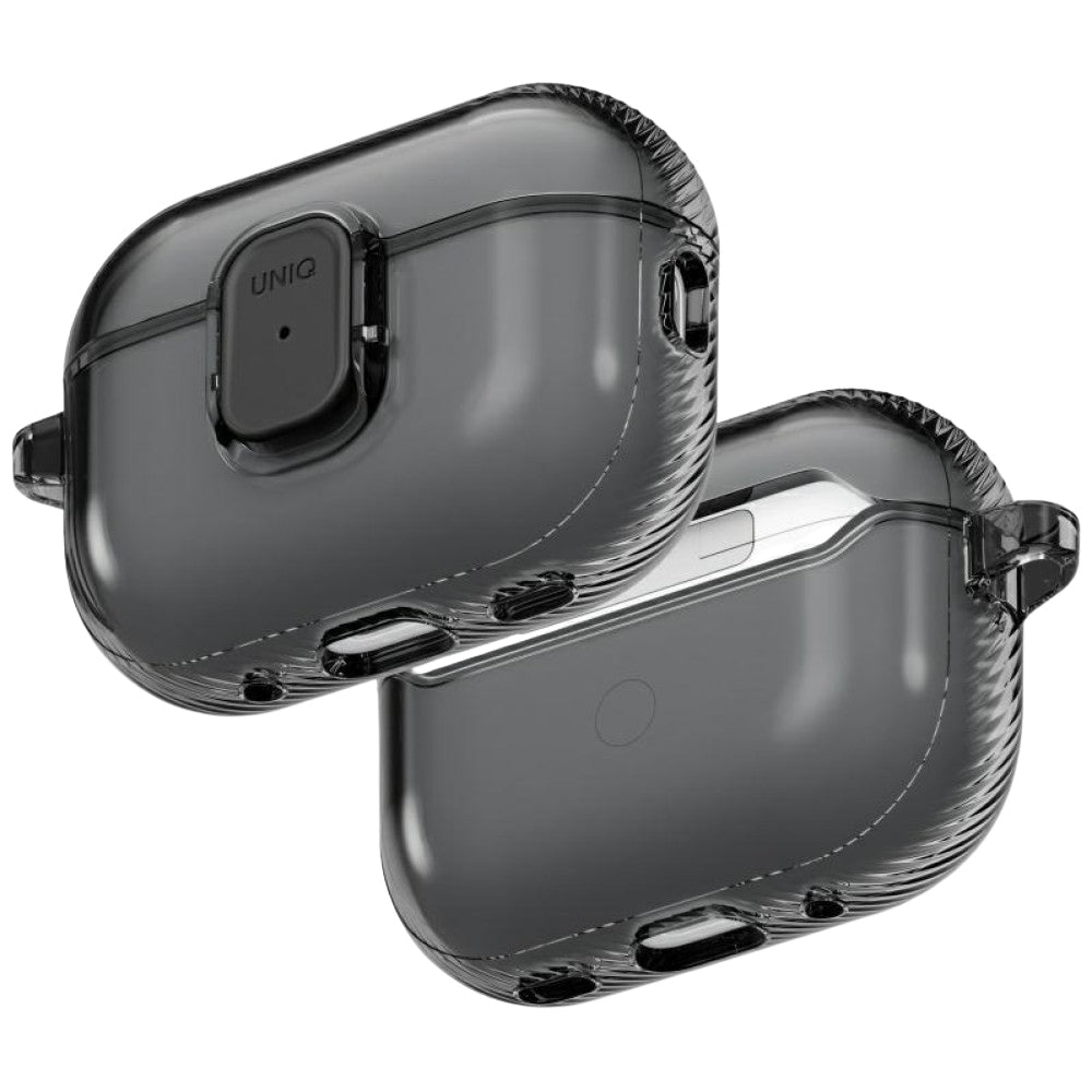 Uniq Glase Pro Case for AirPods Pro 3 Lock Case - Transparent Black_0