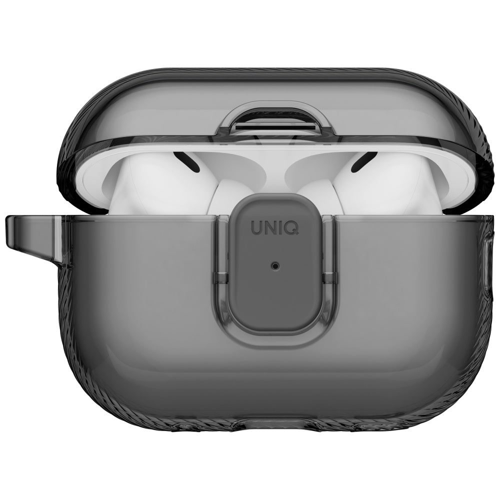 Uniq Glase Pro Case for AirPods Pro 3 Lock Case - Transparent Black_2