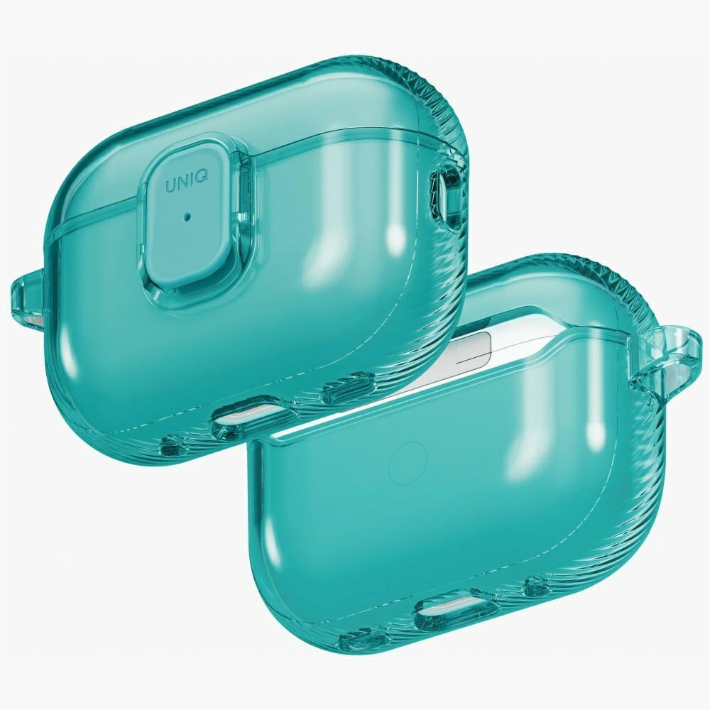 Uniq Glase Pro Case for AirPods Pro 3 Lock Case - Transparent Blue_0