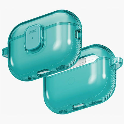 Uniq Glase Pro Case for AirPods Pro 3 Lock Case - Transparent Blue_0