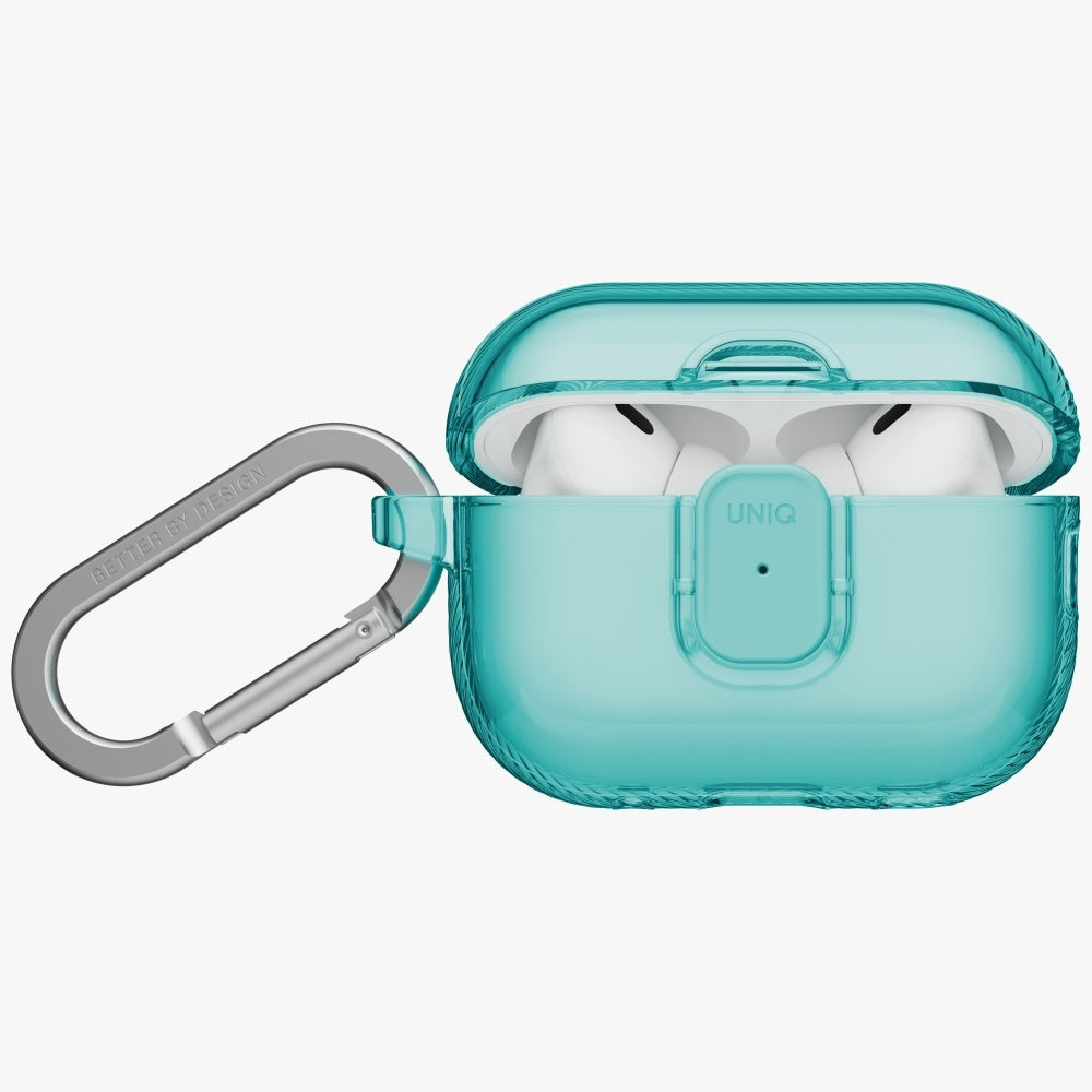 Uniq Glase Pro Case for AirPods Pro 3 Lock Case - Transparent Blue_1