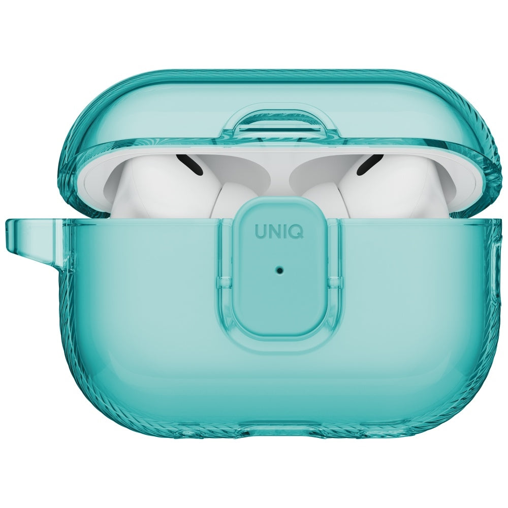 Uniq Glase Pro Case for AirPods Pro 3 Lock Case - Transparent Blue_2