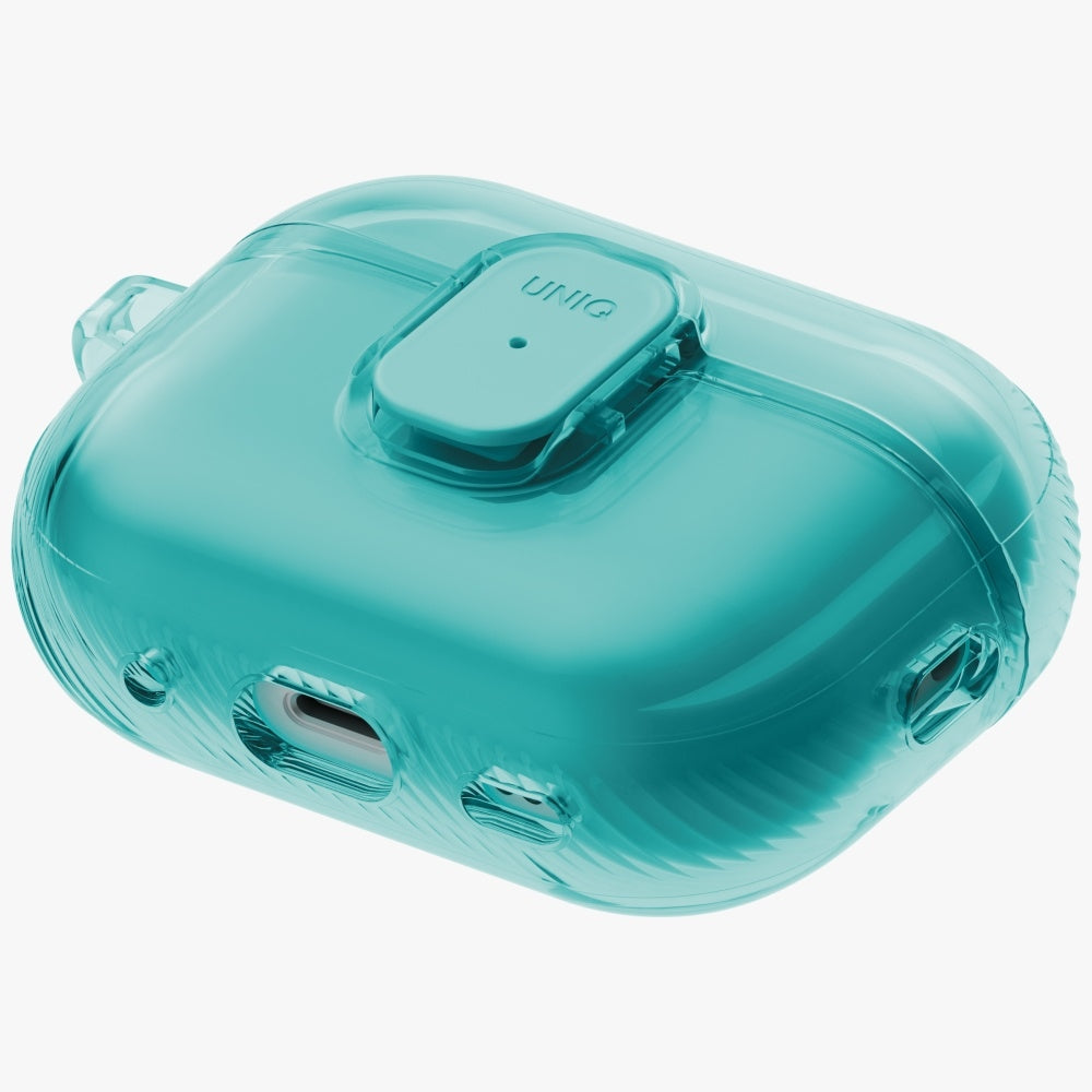 Uniq Glase Pro Case for AirPods Pro 3 Lock Case - Transparent Blue_4
