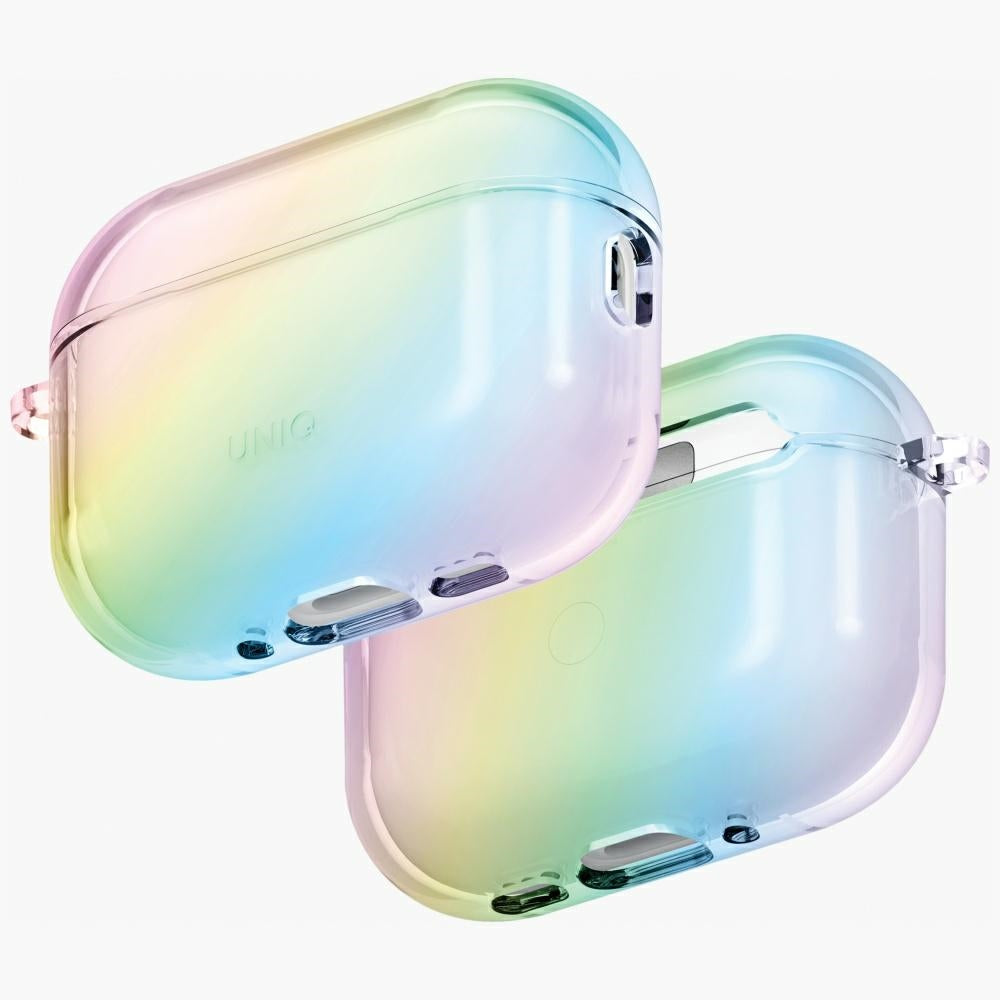 Uniq Iridescia Hang Case for AirPods Pro 3 - Transparent Multicolor_0