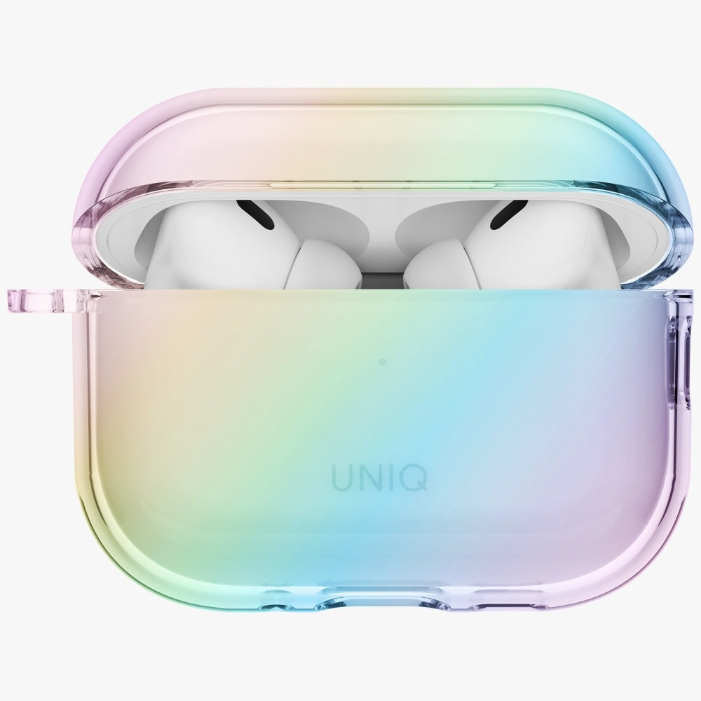 Uniq Iridescia Hang Case for AirPods Pro 3 - Transparent Multicolor_3