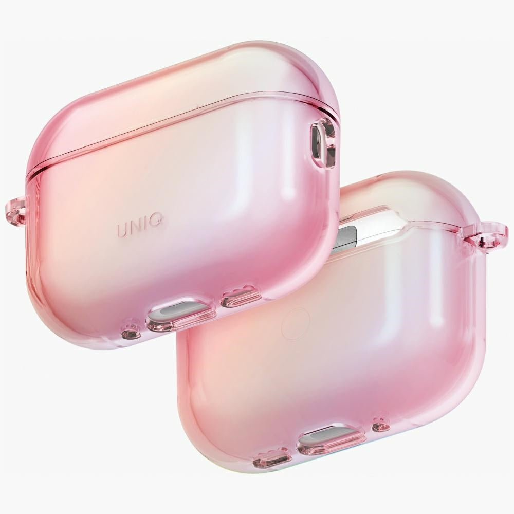 Uniq Iridescia Hang Case for AirPods Pro 3 - Transparent Pink_0