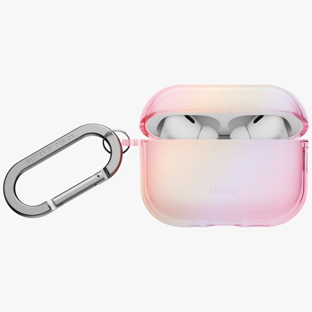 Uniq Iridescia Hang Case for AirPods Pro 3 - Transparent Pink_1