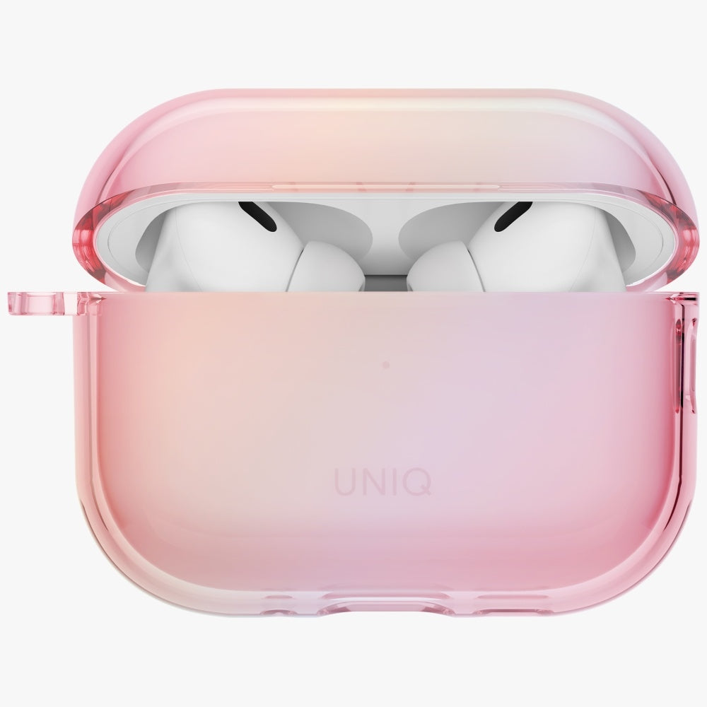 Uniq Iridescia Hang Case for AirPods Pro 3 - Transparent Pink_3