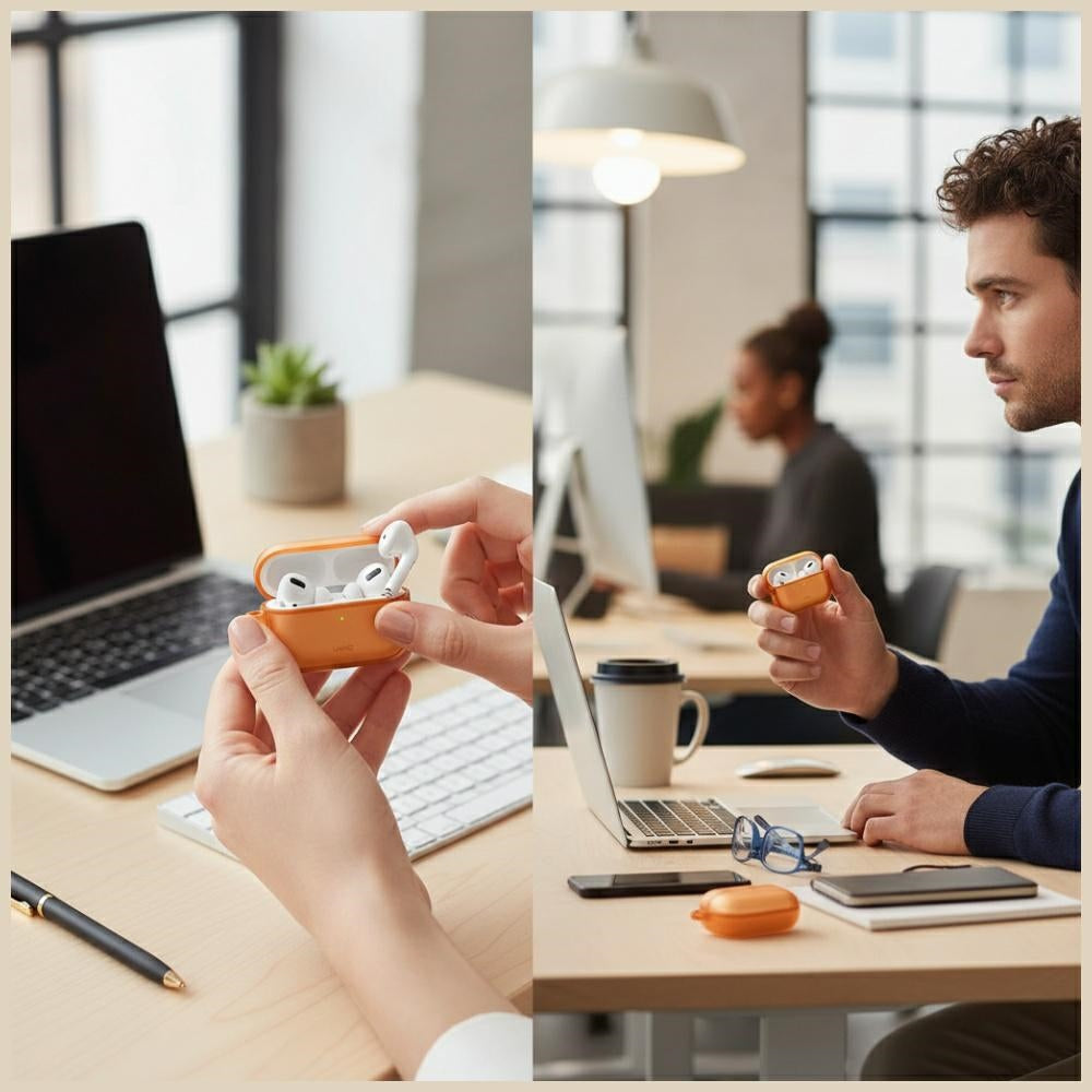Uniq Veren case for AirPods Pro 3 - orange_2
