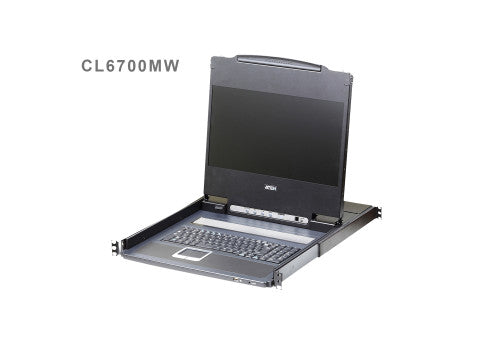 ATEN Consola LCD single rail (HDMI / DVI / VGA, USB)_0