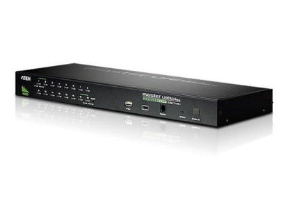 ATEN Switch KVM VGA PS/2-USB de 16 puertos con puerto para conexiÃ³n en cadena y perifÃ©ricos USB_0