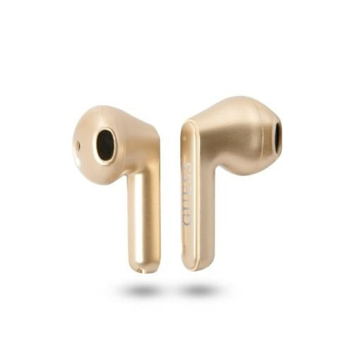 Guess Triangle Logo Bluetooth TWS Wireless Headphones - Gold_1
