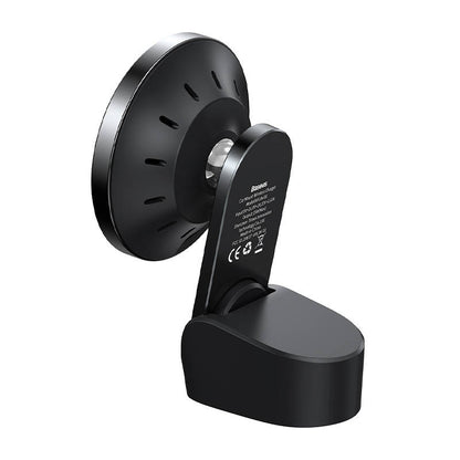 Baseus magnetic car phone holder wireless Qi charger 15 W (MagSafe compatible for iPhone) black (WXJN-01)_5