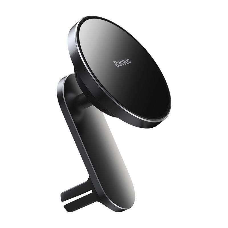 Baseus magnetic car phone holder wireless Qi charger 15 W (MagSafe compatible for iPhone) black (WXJN-01)_11