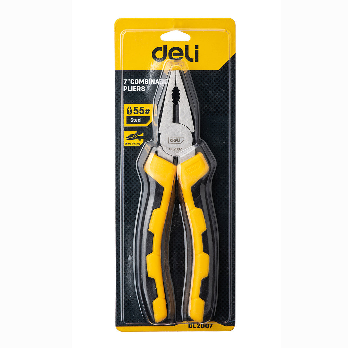 Combination pliers 7" Deli Tools EDL2007 (yellow)_4