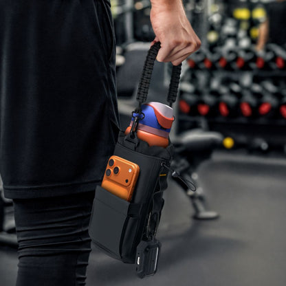 Spigen Tumbler Holder Bag Magnetic for Water Bottle, Phone, Keys - Black_11