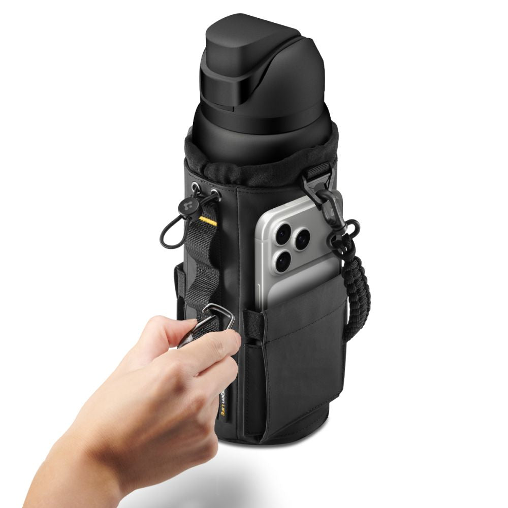 Spigen Tumbler Holder Bag Magnetic for Water Bottle, Phone, Keys - Black_1
