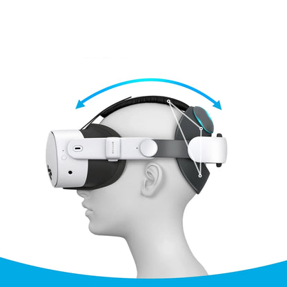BoboVR E3 Head Strap for Meta Quest 3 and 3S - White and Black_3