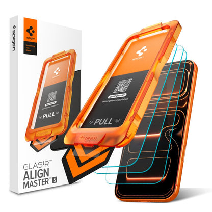 Spigen Glas.tR AlignMaster Slim 3-Pack Tempered Glass for iPhone 17 Pro Max_0