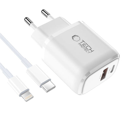 Tech-Protect NCA45W-GAN 2-Port 45W Wall Charger - White_1