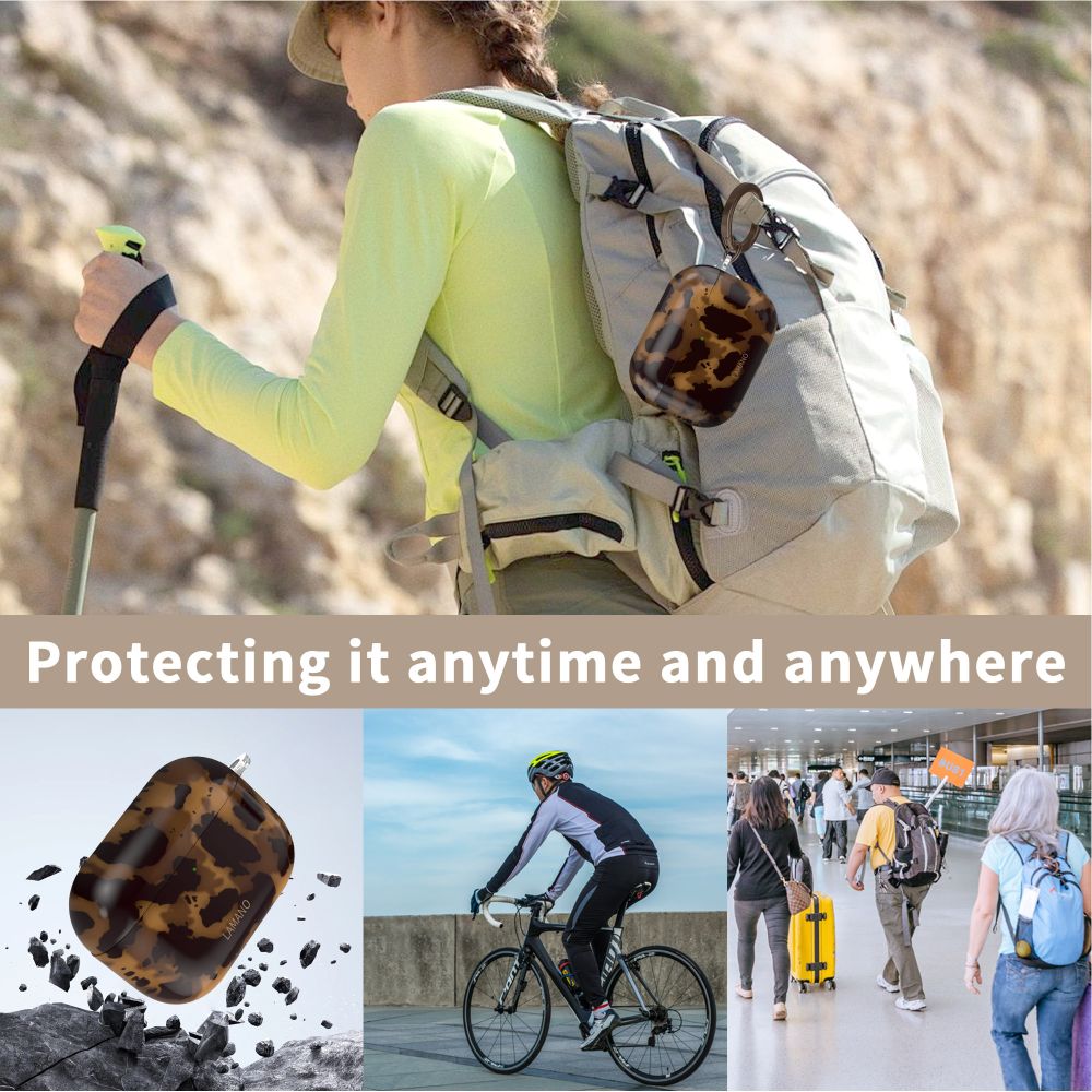 Tech-Protect Lamano case for AirPods Pro 1 / 2 - black and brown_8