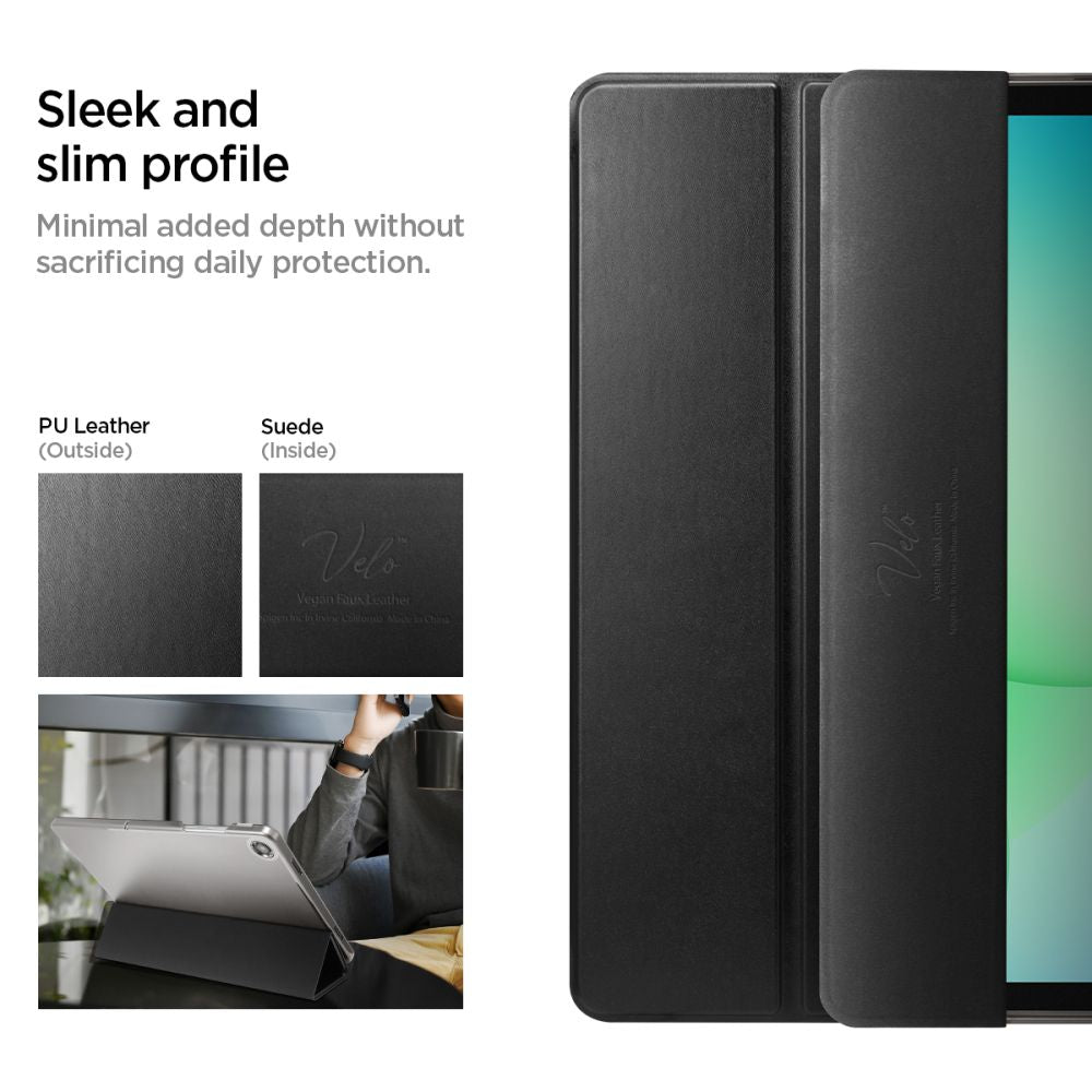 Hard Case Spigen Smart Fold for Samsung Galaxy Tab A11+ / Tab A9+, Black ACS10553_11