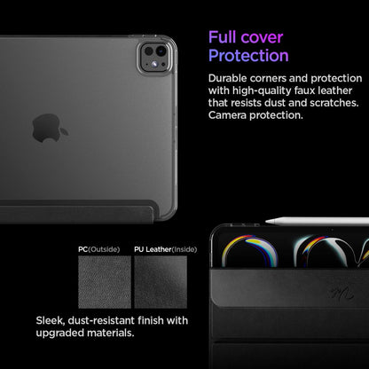 Spigen Liquid Air Folio Case for iPad Pro 11” (2024) iPad Pro 11” (2025) - Black_11
