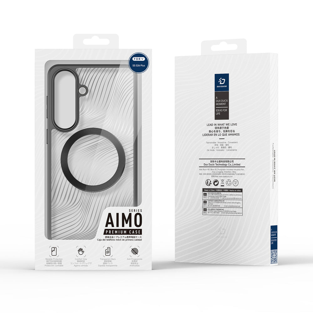 Dux Ducis Aimo Mag Case for Samsung S26 Plus Compatible with MagSafe - Black_9