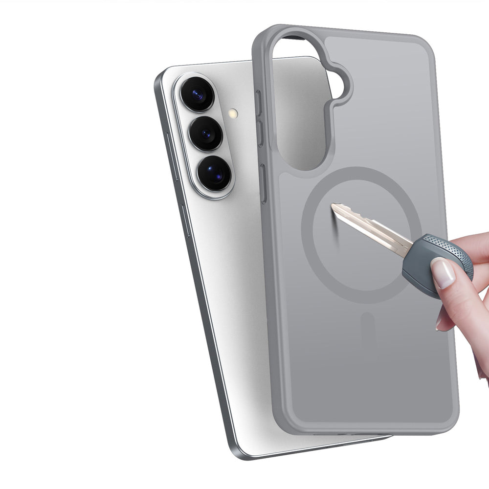 Dux Ducis Yind MagSafe Compatible Samsung S26 Case - Gray_7