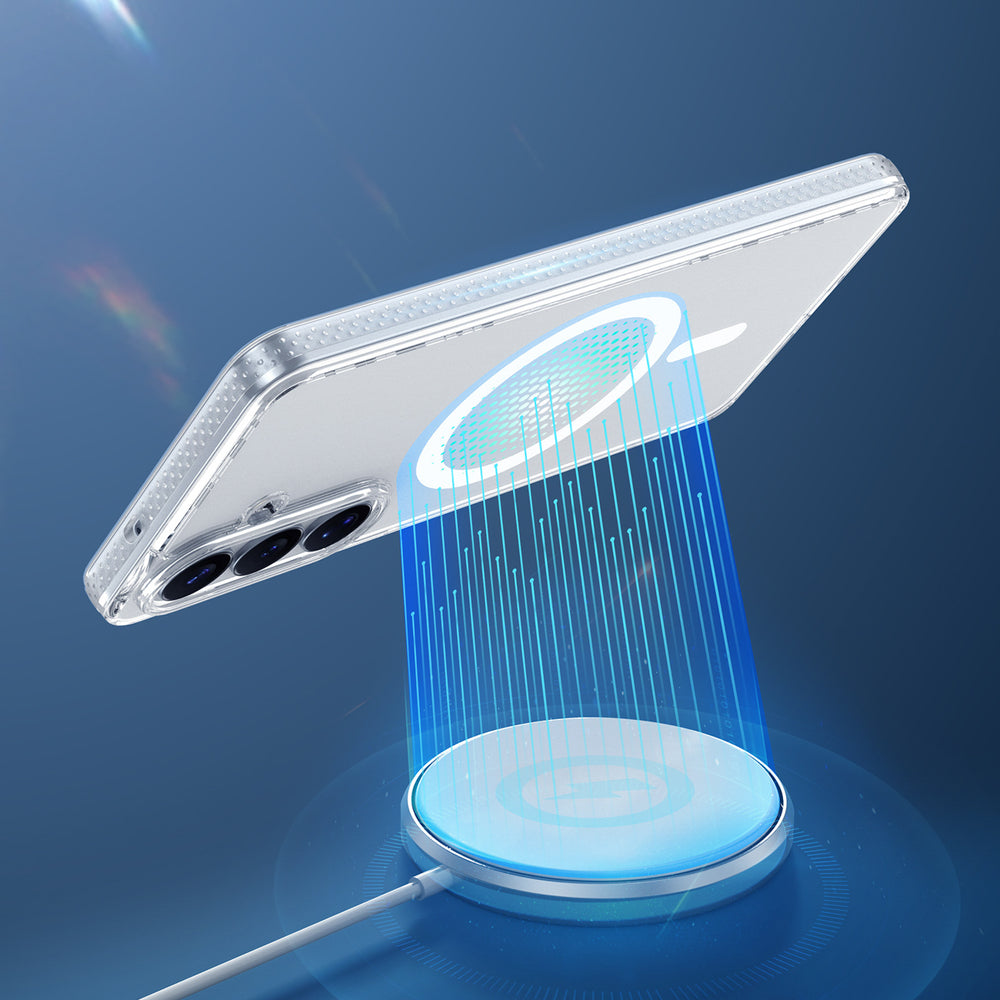 Dux Ducis Clin Mag Case Compatible with MagSafe for Samsung S26 Plus - Transparent_5