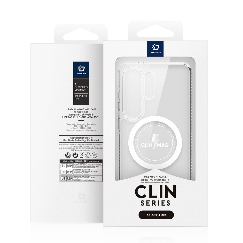 Dux Ducis Clin Mag Case Compatible with MagSafe for Samsung S26 Ultra - Transparent_3