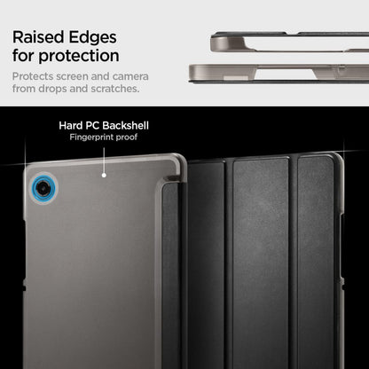 Hard Case Spigen Smart Fold for Samsung Galaxy Tab A11 / Tab A9, Black ACS11175_12