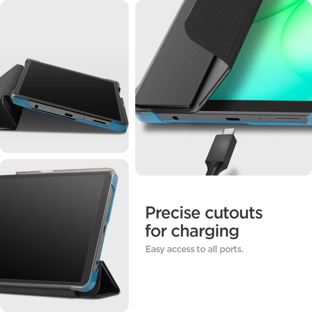 Hard Case Spigen Smart Fold for Samsung Galaxy Tab A11 / Tab A9, Black ACS11175_13