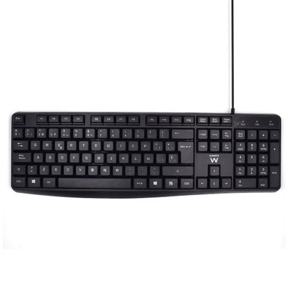 Ewent EW3001 teclado Oficina USB QWERTY Español Negro_0