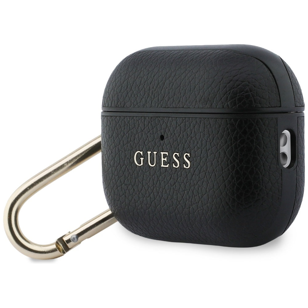 Guess Grained Classic Logo case for AirPods Pro 3 - black_2