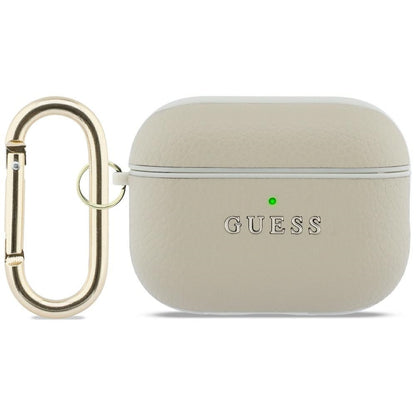 Guess Grained Classic Logo Hook case for AirPods Pro 3 - gold_0