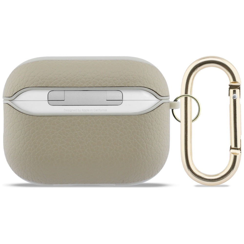 Guess Grained Classic Logo Hook case for AirPods Pro 3 - gold_1