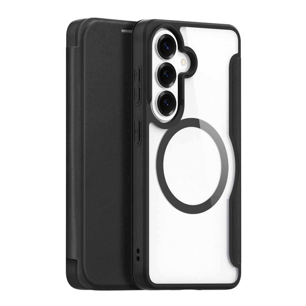 Dux Ducis Skin X Pro MagSafe Compatible Wallet Case for Samsung Galaxy S26+ - Black_0