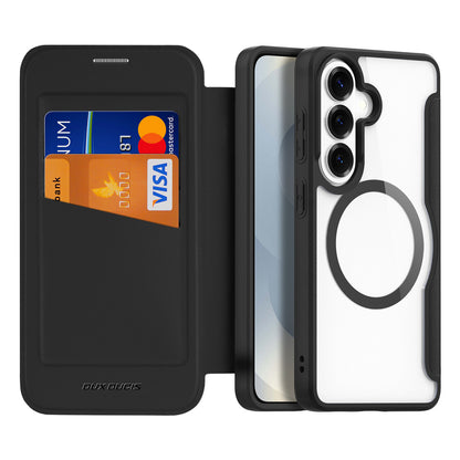 Dux Ducis Skin X Pro MagSafe Compatible Wallet Case for Samsung Galaxy S26+ - Black_1