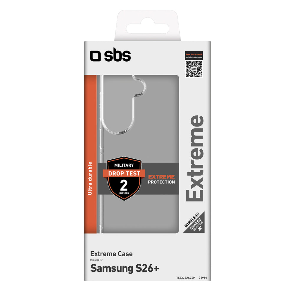 SBS Extreme X2 Case for Samsung Galaxy S26 Plus - Transparent_1
