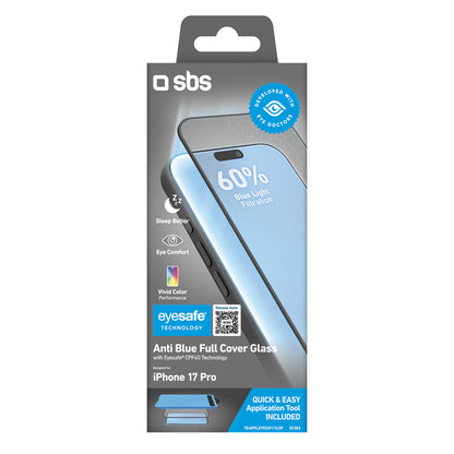 SBS Eyesafe Tempered Glass for iPhone 17 Pro with Applicator_1