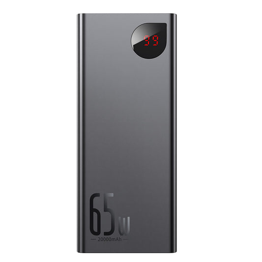 Powerbank Baseus Adaman Metal 20000mAh PD QC 3.0 65W 2xUSB + USB-C + micro USB (Black)_0