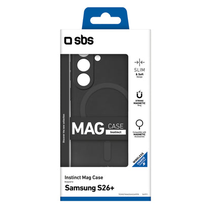SBS Instinct Mag Case for Samsung Galaxy S26 Plus Compatible with MagSafe - Black_1